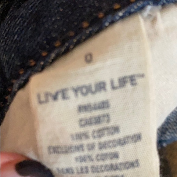 American eagle jean shorts, size 0 - Picture 4 of 4